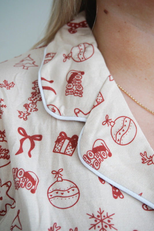 Women's Merry Moments PJ Top